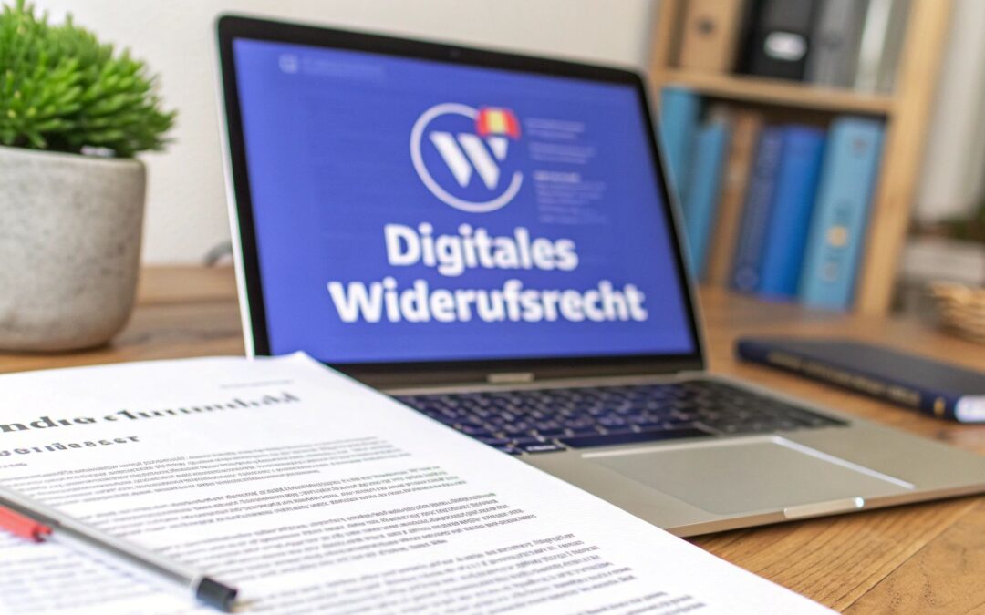 Widerrufsrecht digitale Produkte: Ihr rechtlicher Leitfaden für einen sicheren Verkauf