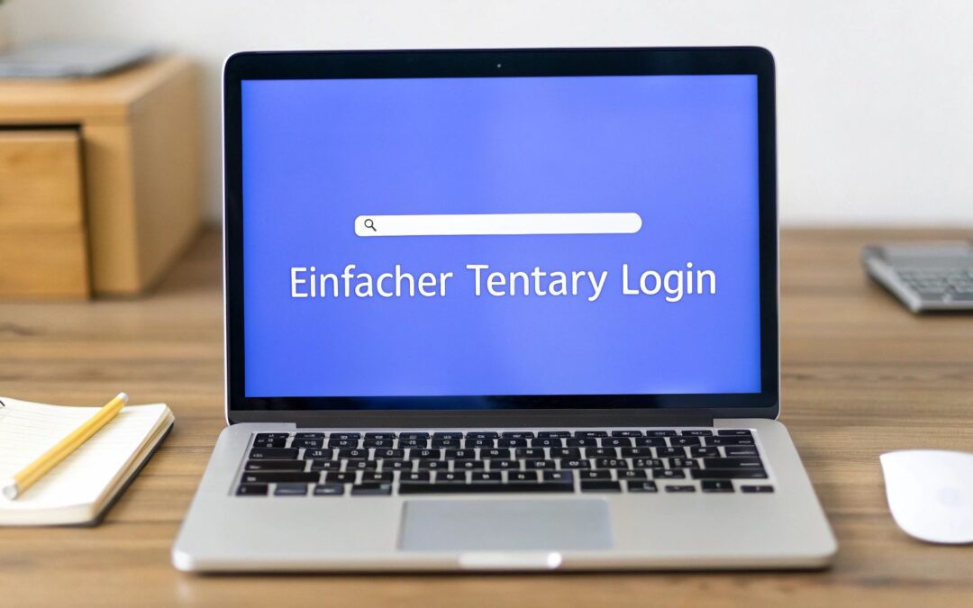 Ihr einfacher Tentary Login für den Verkauf digitaler Produkte