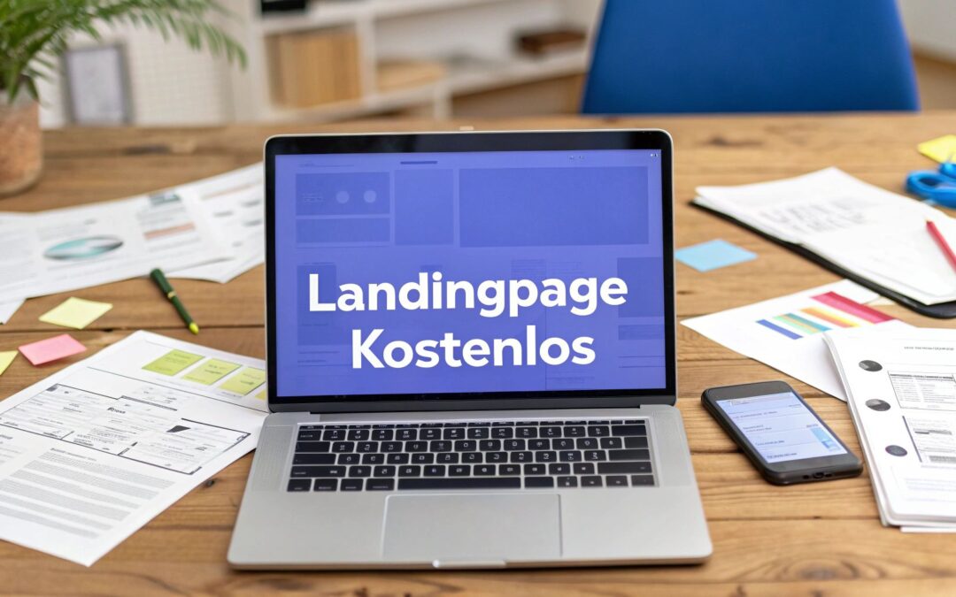 Landing page erstellen kostenlos für digitale produkte