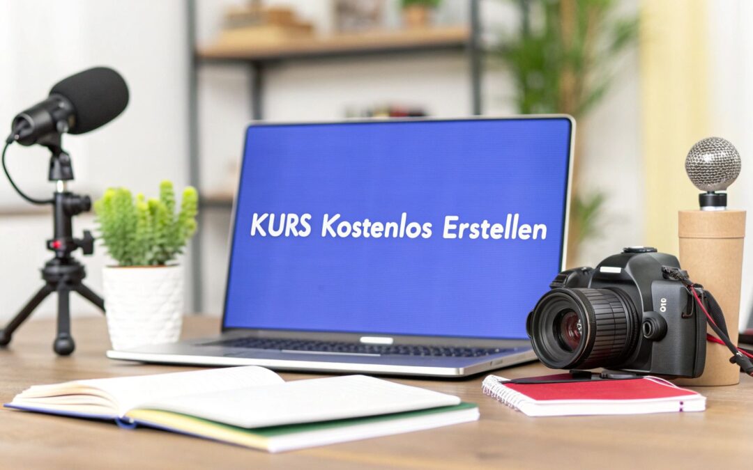 Online-Kurs erstellen kostenlos: Von Idee zum ersten digitalen Produkt