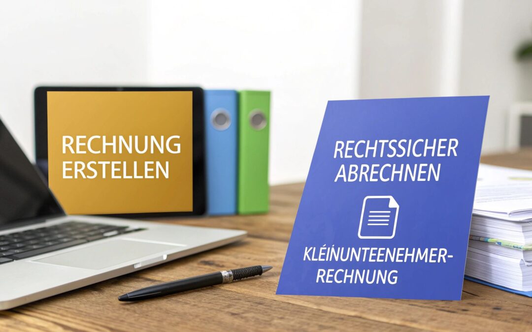 Kleinunternehmer Rechnung schreiben: Rechtssicher & einfach mit digitalen Tools