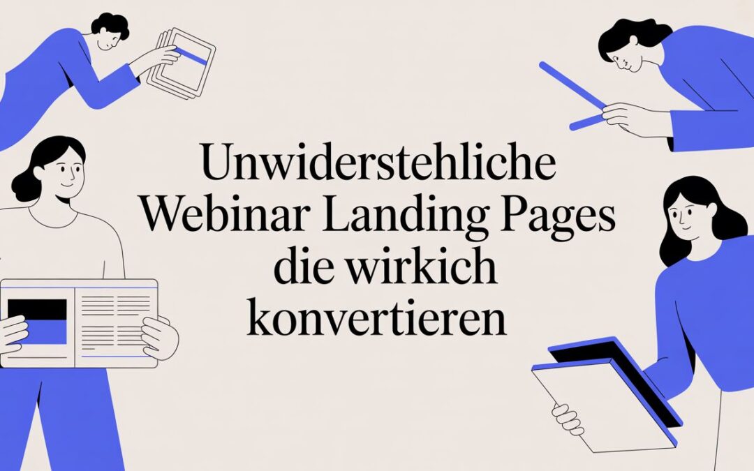 Unwiderstehliche Webinar Landing Pages die wirklich konvertieren
