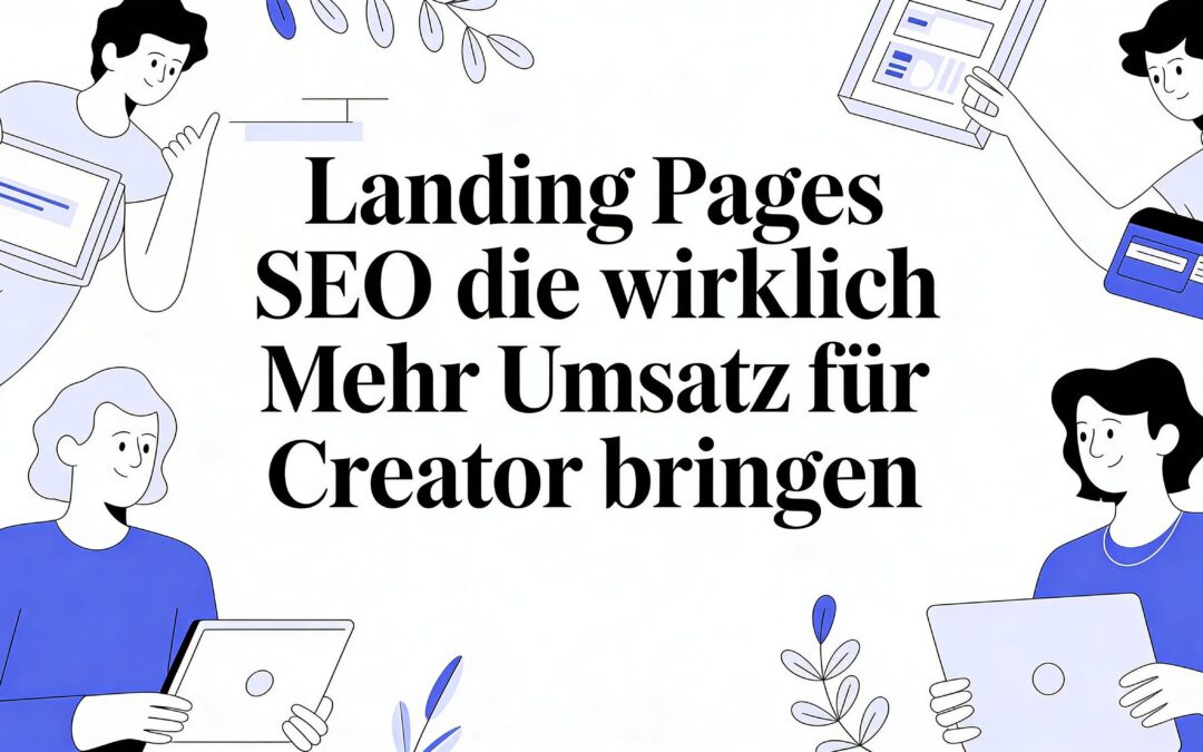 Landing Pages SEO, die wirklich mehr Umsatz für deine digitalen Produkte bringen