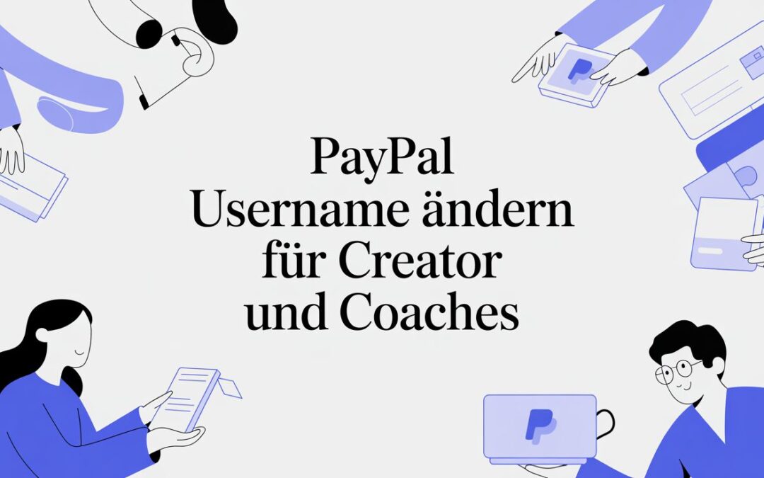 PayPal Username ändern für Creator und Coaches, die digitale Produkte verkaufen