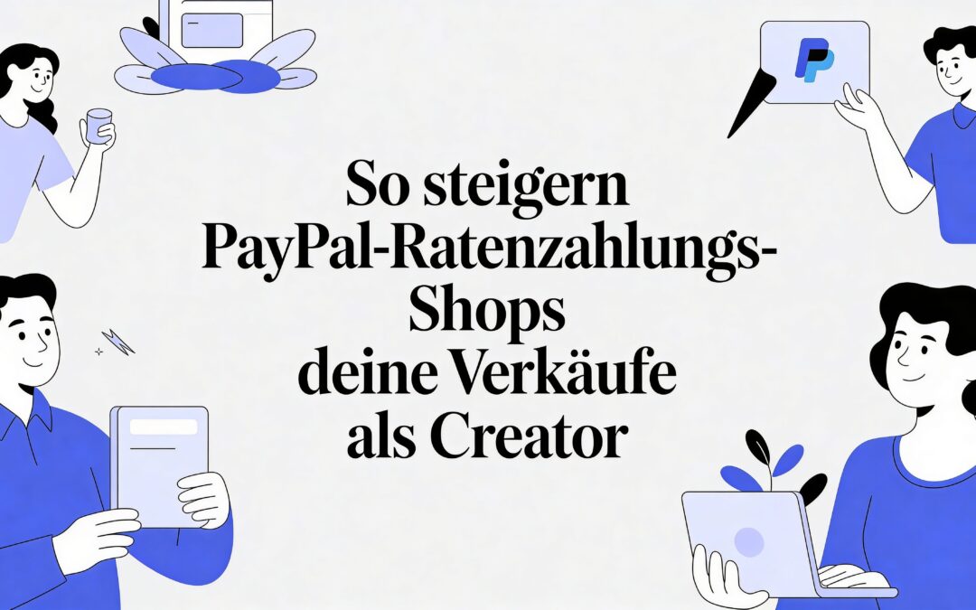 So steigern PayPal Ratenzahlungs-Shops deine Verkäufe als Creator