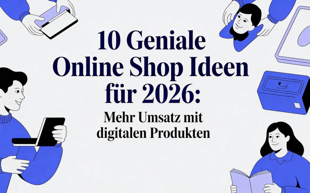10 geniale online shop ideeën für 2026: Mehr Umsatz mit digitalen Produkten