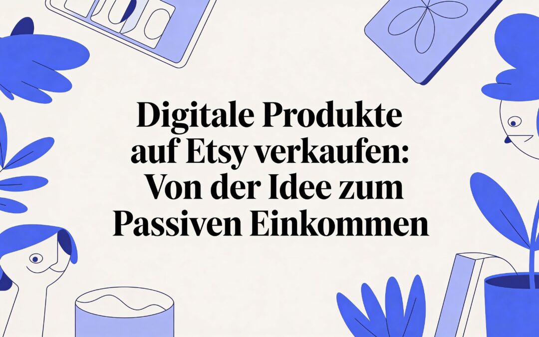 Digitale Produkte auf Etsy verkaufen: Von der Idee zum passiven Einkommen